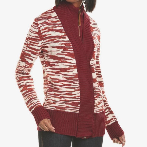 Tory Burch Striped Cardigan Sweater - Picture 2 of 6